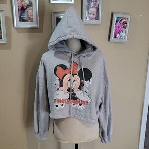 Disney Minnie Mouse Crop Hoodie